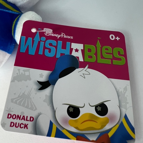 Disney Donald Duck Wishables Plush Stuffed Animal New Old Stock WITH TAGS - Picture 4 of 11